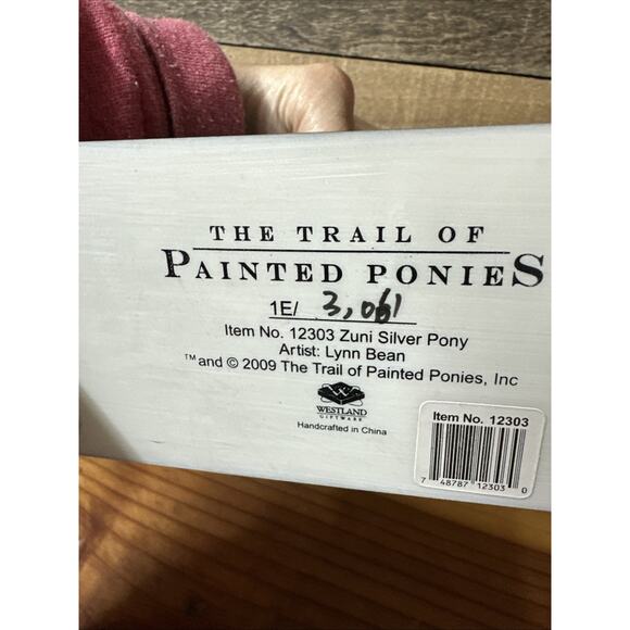 Zuni Silver Pony- Zuni Tribe Trail Of The Painted Ponies In Box - Picture 6 of 8